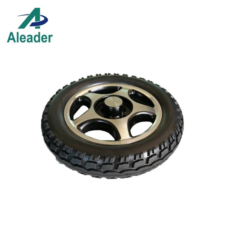 OEM Solid PU Wheelchair Wheels And Tires 12.5x2.25