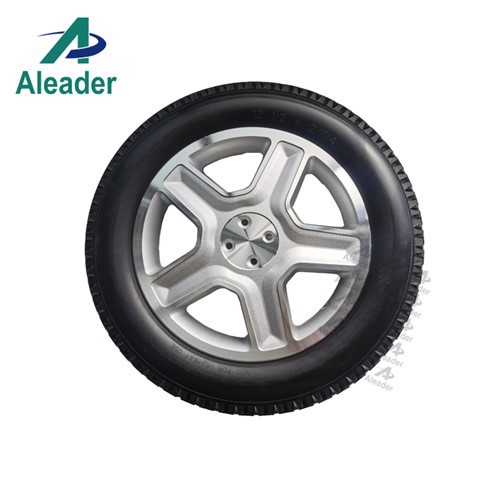 व्हीलचेयर के लिए ठोस रबर के टायर और पहिए 12.5 इंच